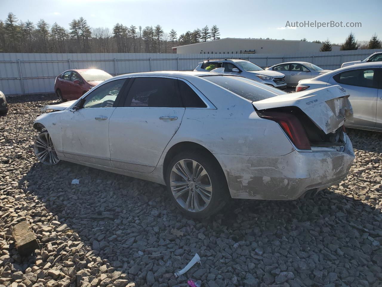 2017 Cadillac Ct6 Platinum Белый vin: 1G6KN5R65HU165175