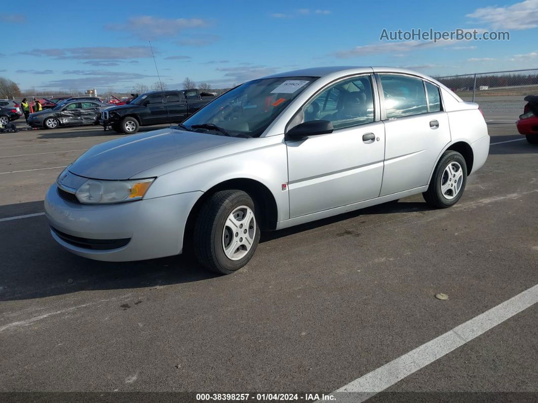 2003 Saturn Ion Ion 1 Silver vin: 1G8AF52F33Z171014