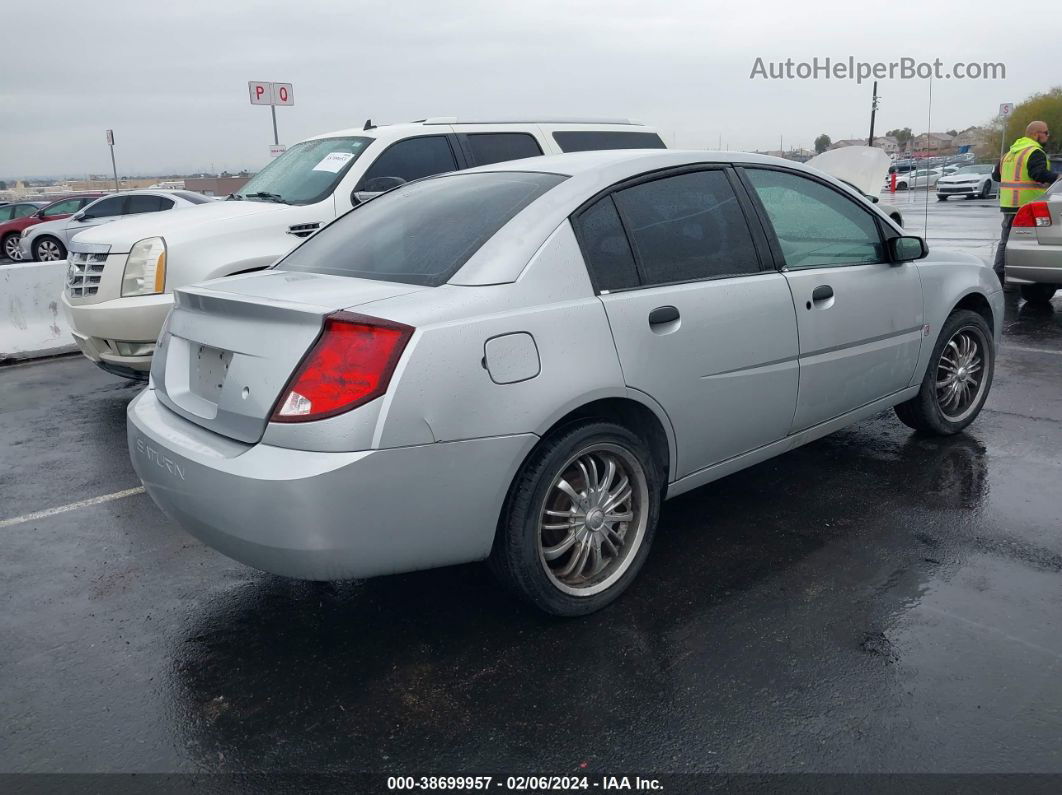 2003 Saturn Ion Ion 1 Silver vin: 1G8AF52F33Z190307