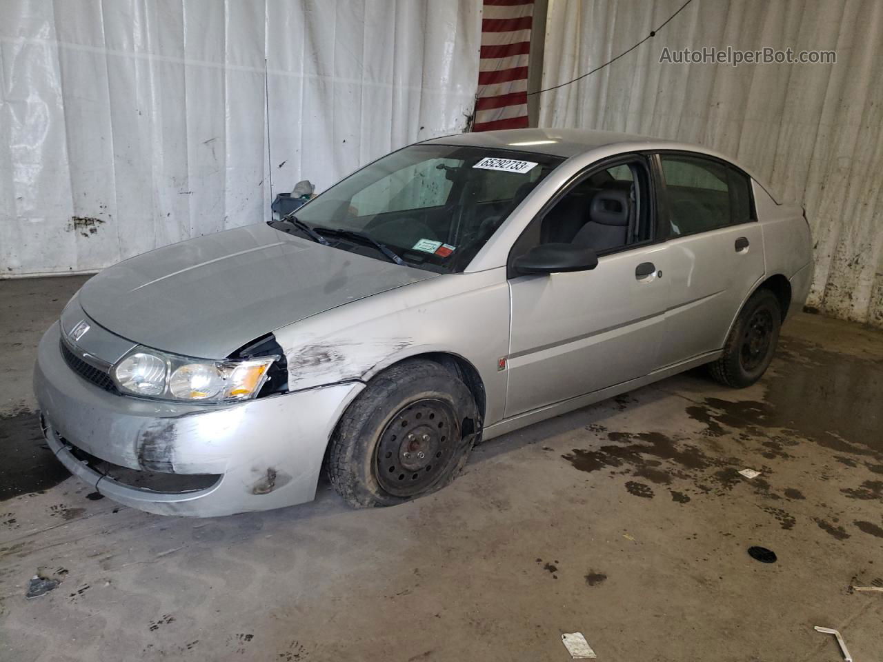 2003 Saturn Ion Level 1 Silver vin: 1G8AF52F53Z186811