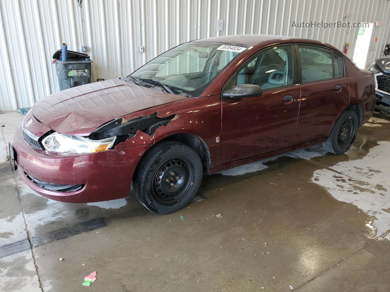 2003 Saturn Ion Level 1 Burgundy vin: 1G8AF52F53Z199834