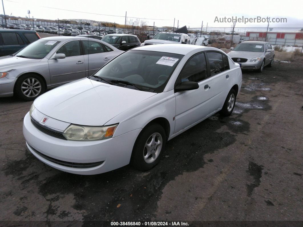 2003 Saturn Ion Ion 1 White vin: 1G8AF52F73Z137707