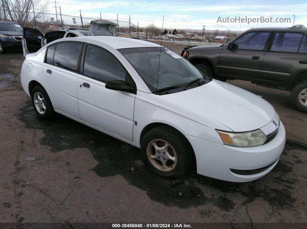 2003 Saturn Ion Ion 1 White vin: 1G8AF52F73Z137707