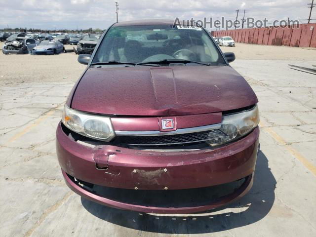 2003 Saturn Ion Level 1 Burgundy vin: 1G8AF52F73Z183991