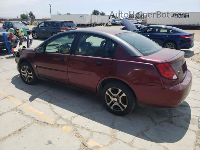 2003 Saturn Ion Level 1 Burgundy vin: 1G8AF52F73Z183991