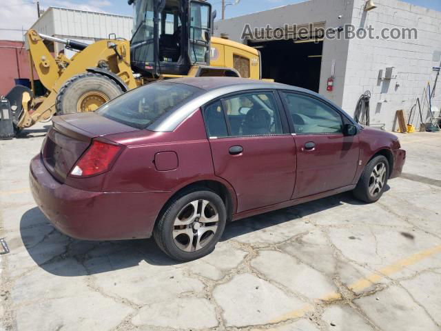 2003 Saturn Ion Level 1 Burgundy vin: 1G8AF52F73Z183991