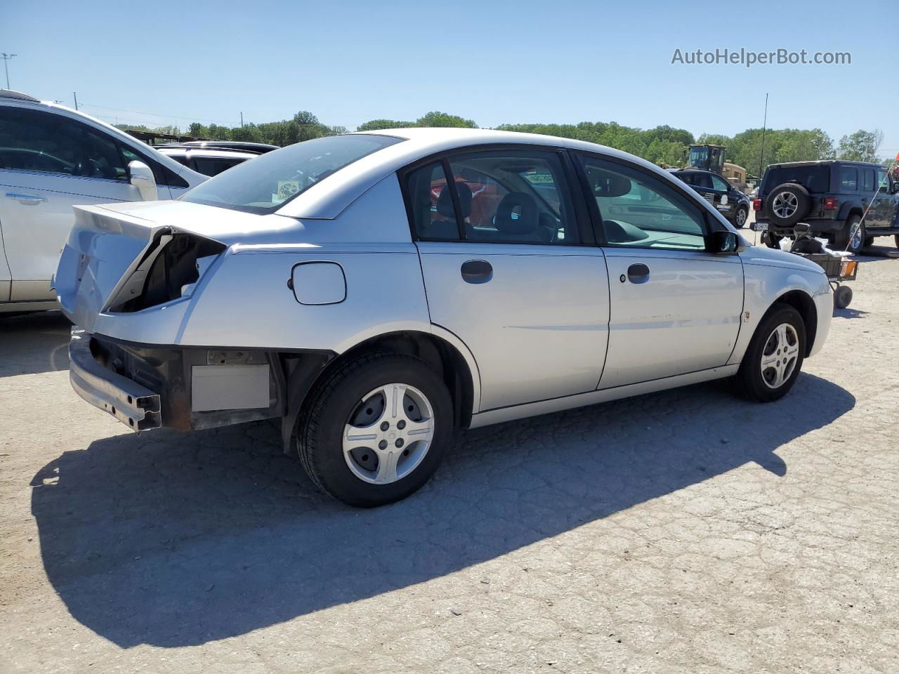 2003 Saturn Ion Level 1 Silver vin: 1G8AF52F93Z191235