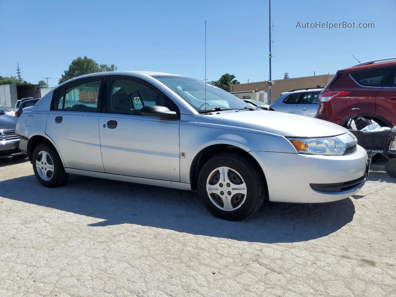 2003 Saturn Ion Level 1 Silver vin: 1G8AF52F93Z191235