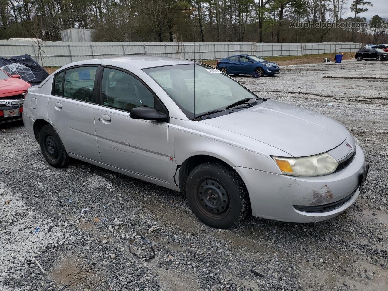 2003 Saturn Ion Level 1 Silver vin: 1G8AG52F03Z107638