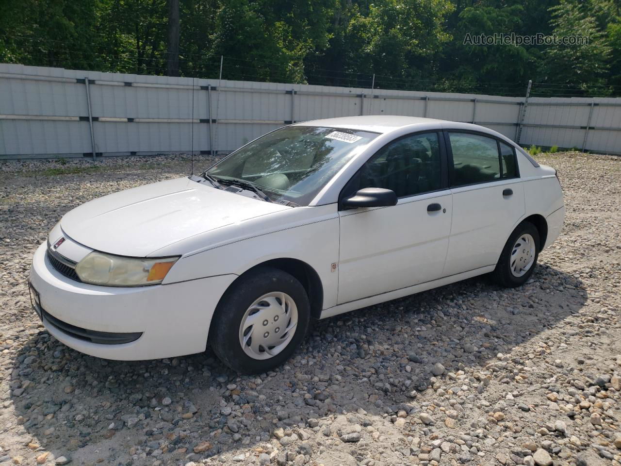 2003 Saturn Ion Level 1 White vin: 1G8AG52F43Z101521