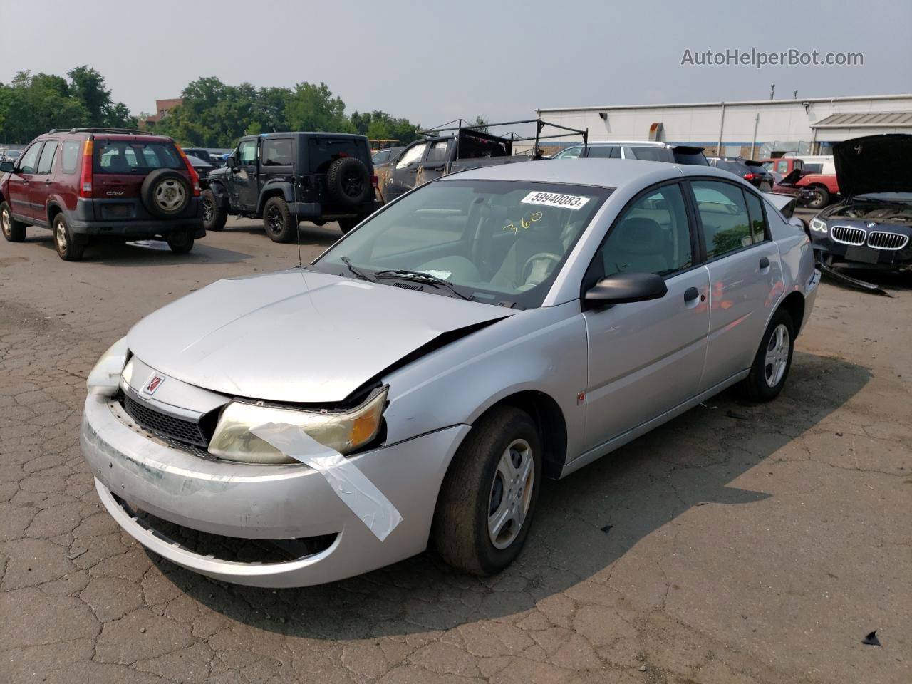 2003 Saturn Ion Level 1 Silver vin: 1G8AG52F63Z146850