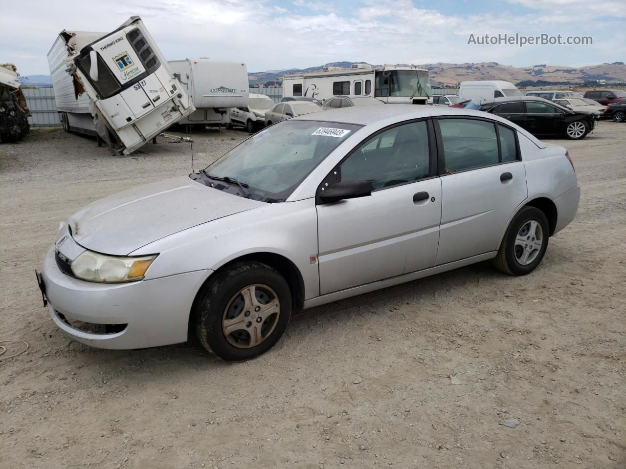 2003 Saturn Ion Level 1 Silver vin: 1G8AG52F73Z101187