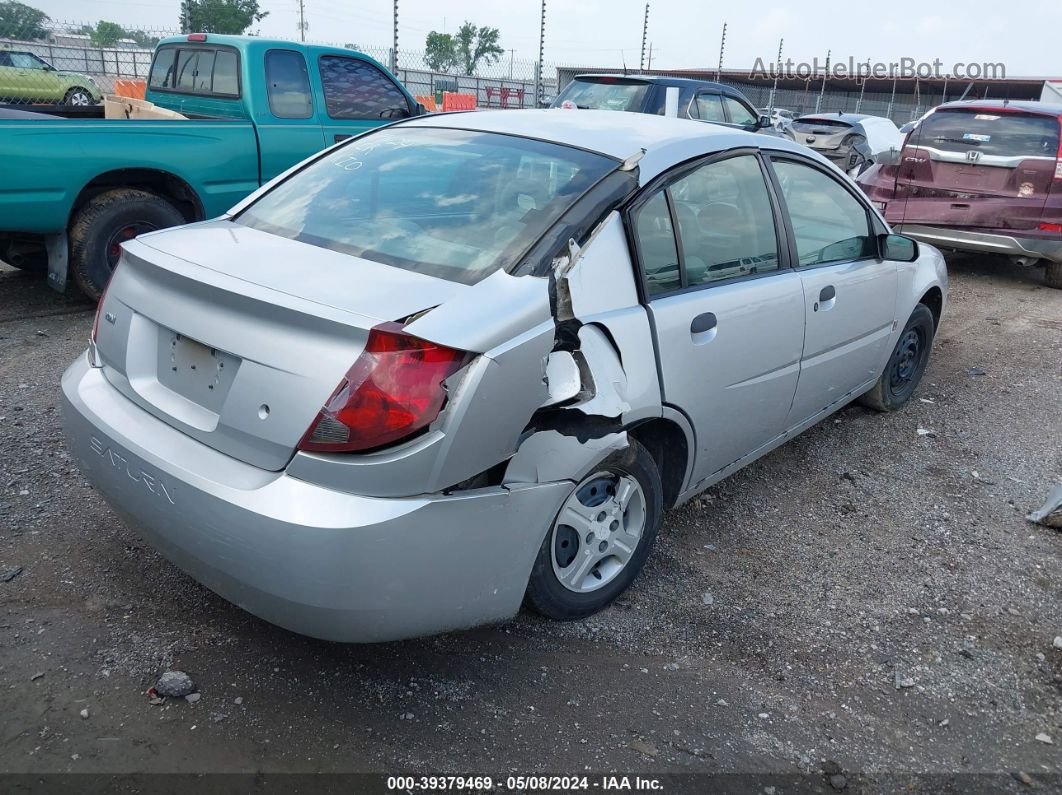 2003 Saturn Ion 1 Silver vin: 1G8AG52F73Z127157