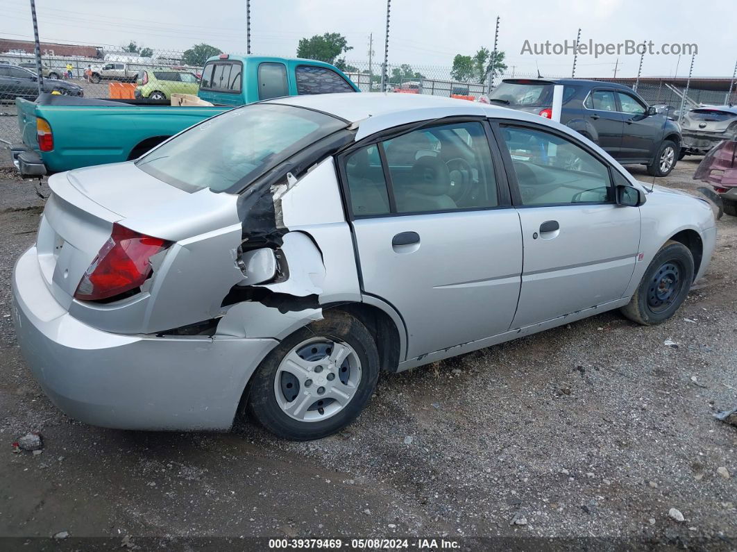 2003 Saturn Ion 1 Silver vin: 1G8AG52F73Z127157