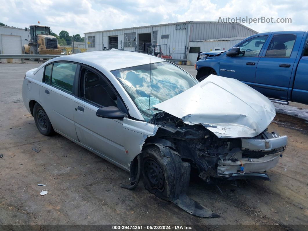 2003 Saturn Ion 1 Silver vin: 1G8AG52F83Z147983