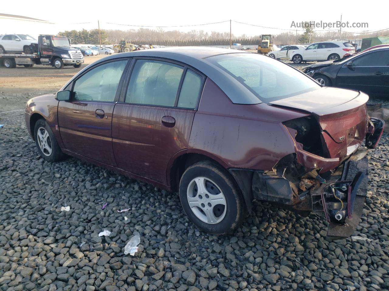 2003 Saturn Ion Level 1 Burgundy vin: 1G8AG52F83Z152505