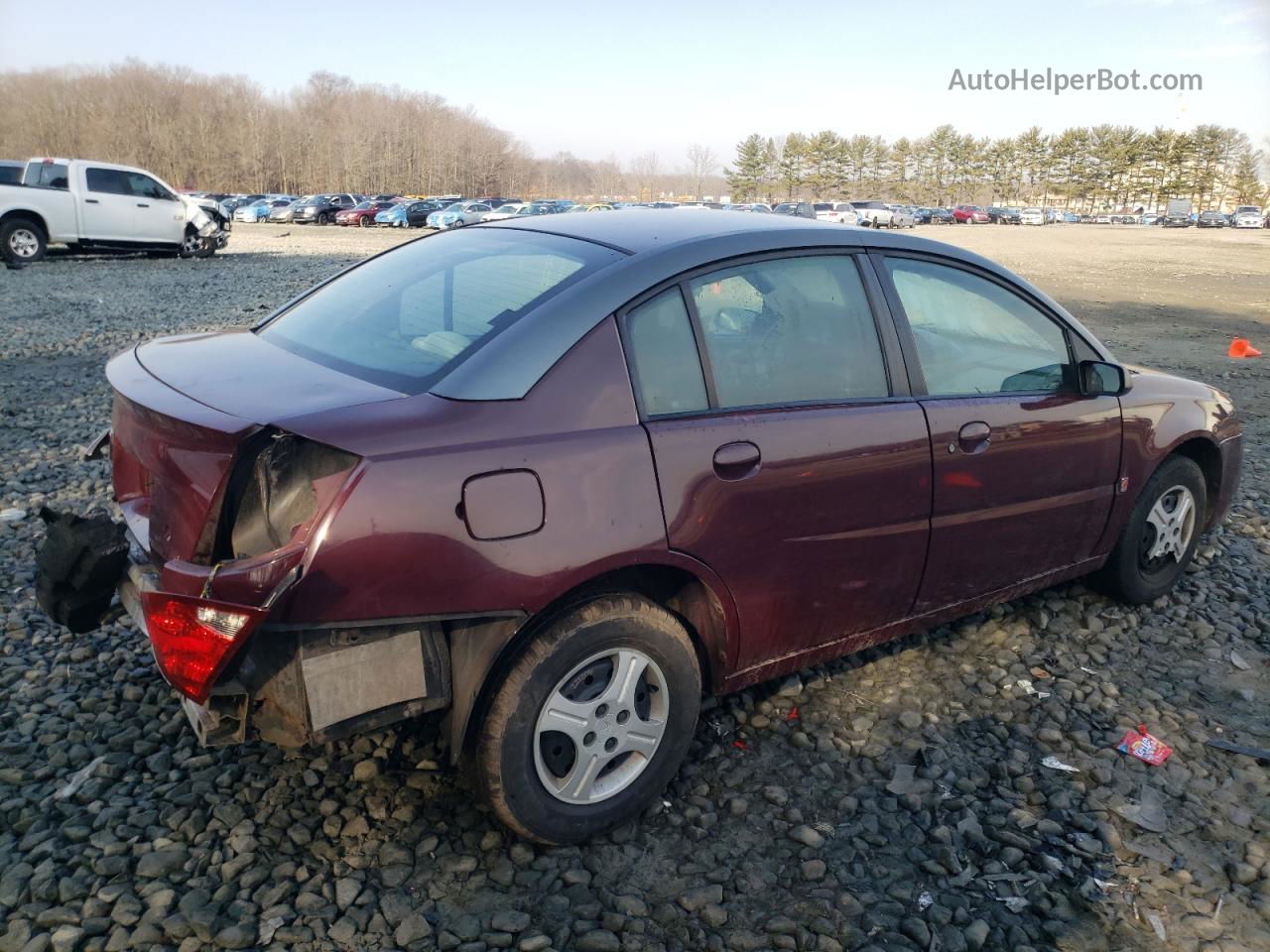 2003 Saturn Ion Level 1 Burgundy vin: 1G8AG52F83Z152505