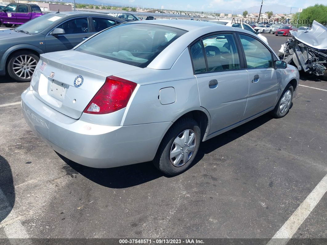 2003 Saturn Ion Ion 1 Серебряный vin: 1G8AG52F83Z181907