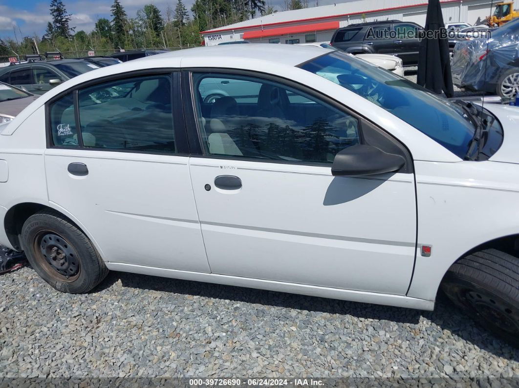 2003 Saturn Ion 1 White vin: 1G8AG52F83Z200973