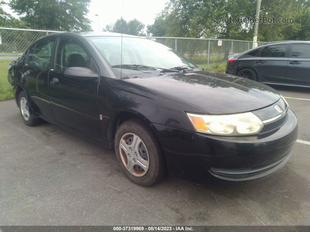 2003 Saturn Ion Ion 1 Black vin: 1G8AG52F93Z158846