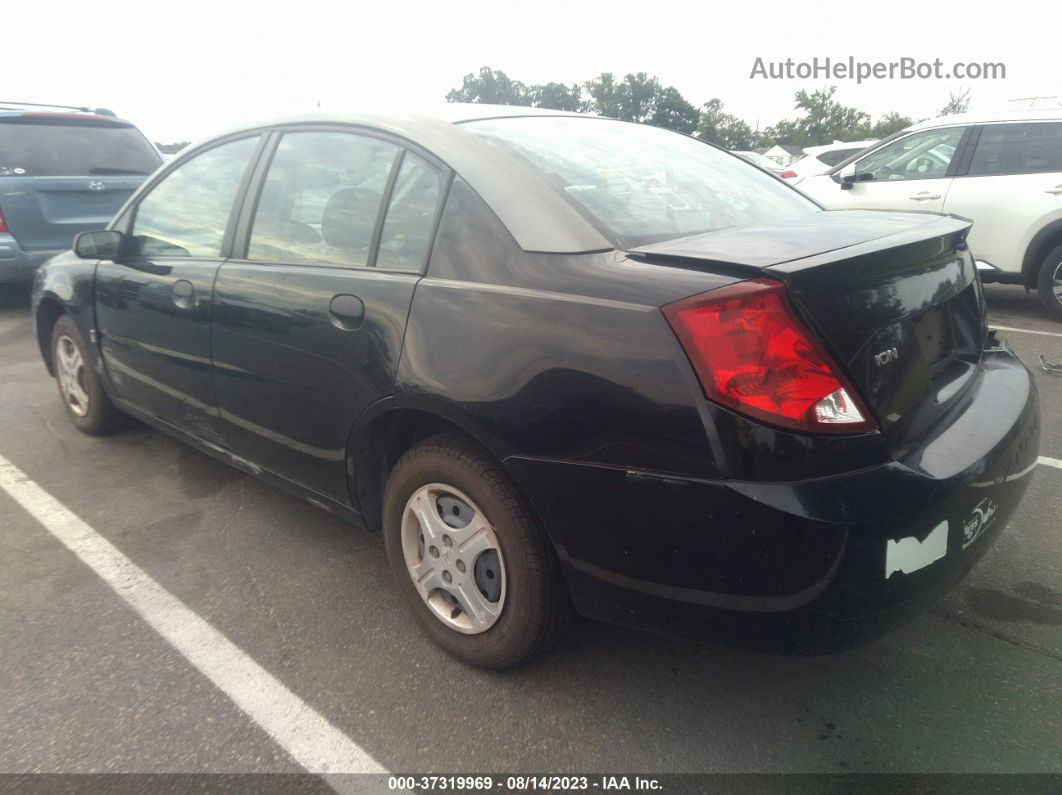 2003 Saturn Ion Ion 1 Black vin: 1G8AG52F93Z158846