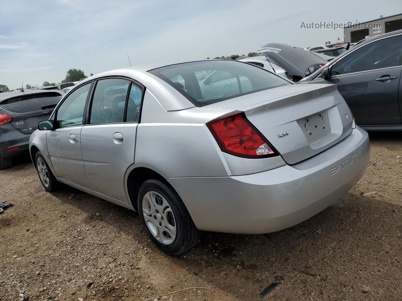 2003 Saturn Ion Level 2 Silver vin: 1G8AJ52F03Z177173