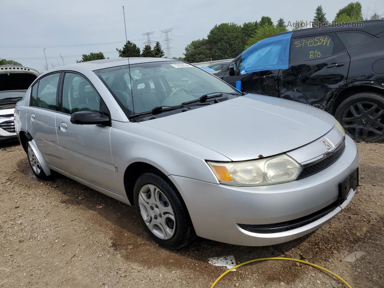 2003 Saturn Ion Level 2 Silver vin: 1G8AJ52F03Z177173