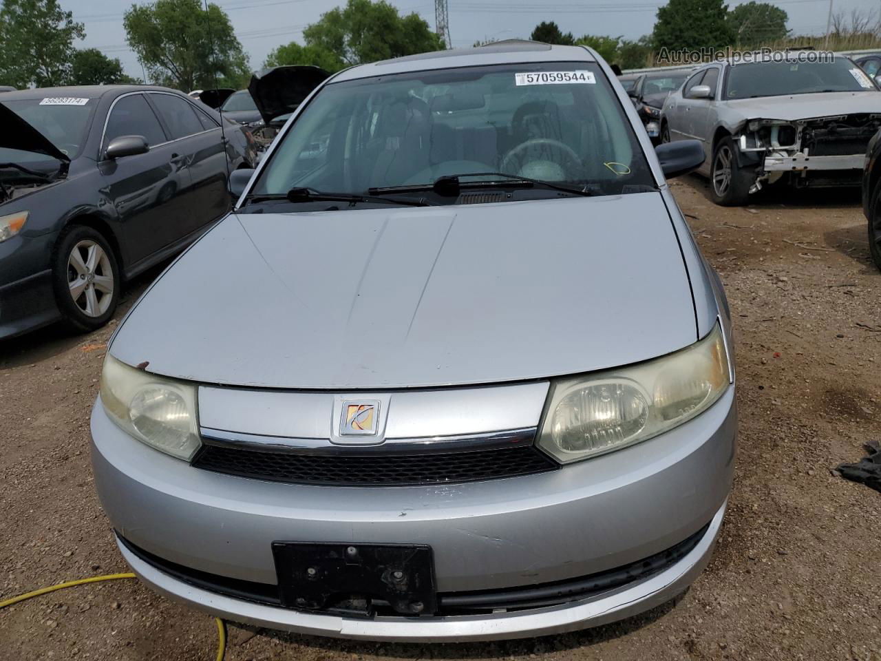 2003 Saturn Ion Level 2 Silver vin: 1G8AJ52F03Z177173