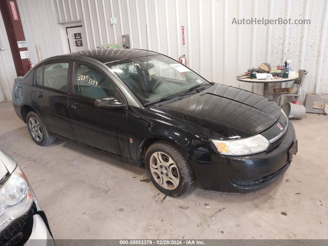 2003 Saturn Ion 2 Черный vin: 1G8AJ52F13Z110467