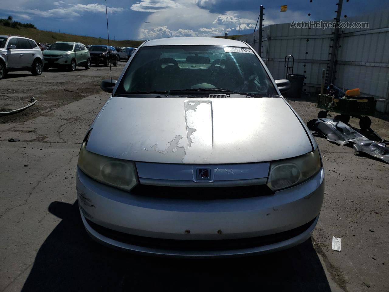 2003 Saturn Ion Level 2 Silver vin: 1G8AJ52F13Z122764