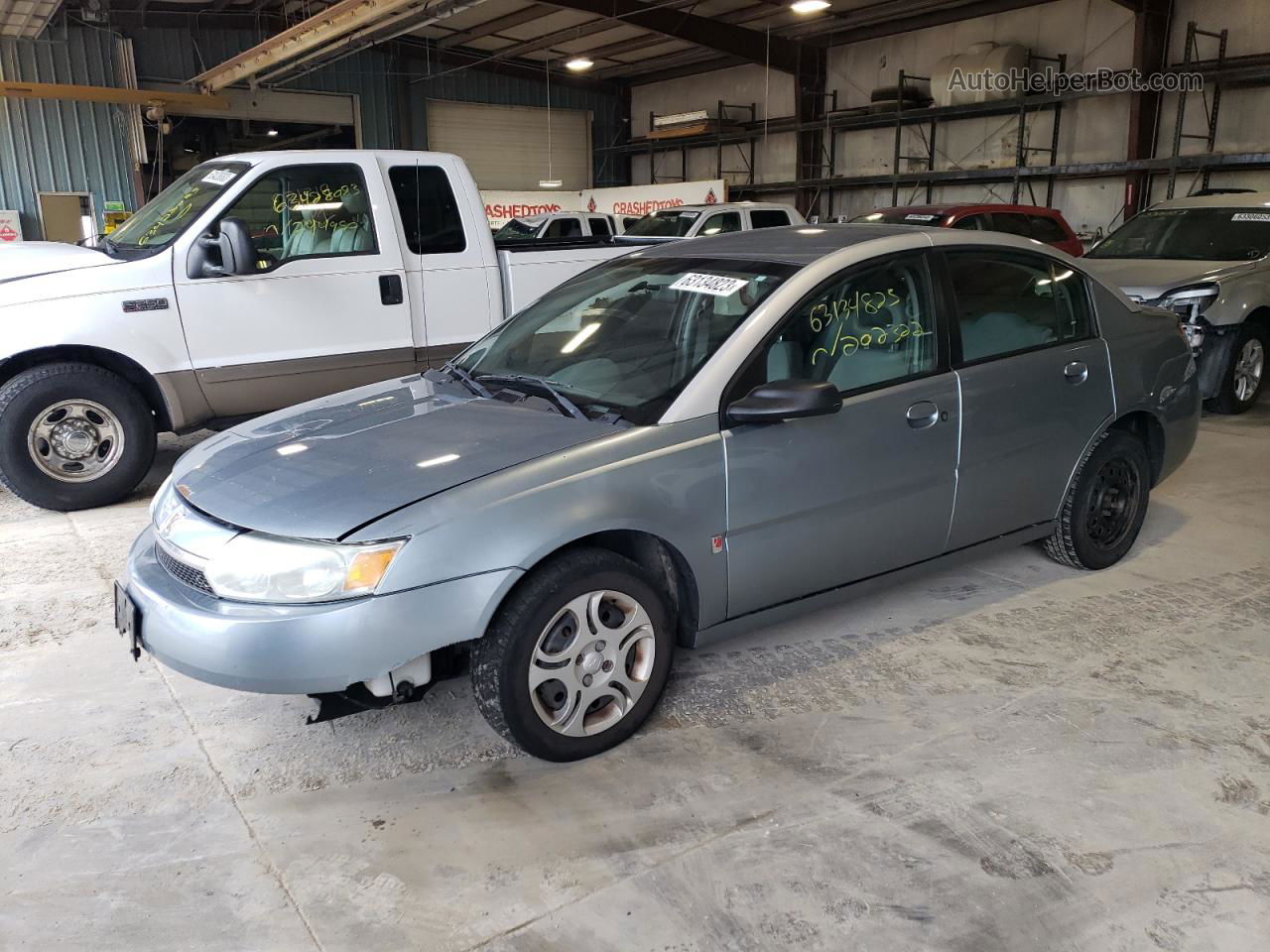 2003 Saturn Ion Level 2 Silver vin: 1G8AJ52F13Z134977