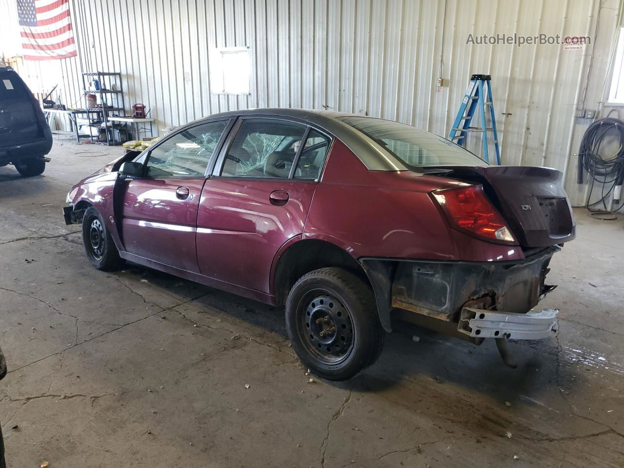 2003 Saturn Ion Level 2 Maroon vin: 1G8AJ52F13Z154078