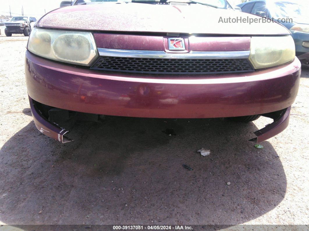 2003 Saturn Ion 2 Red vin: 1G8AJ52F23Z151657