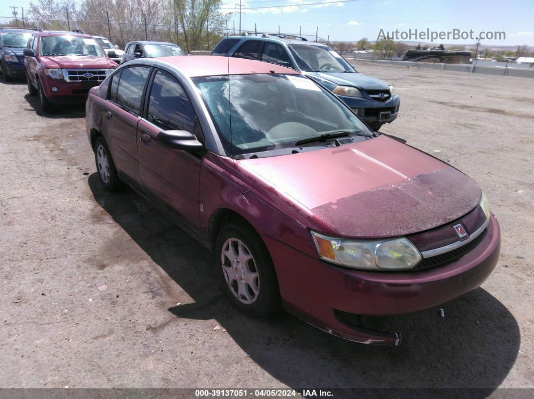 2003 Saturn Ion 2 Красный vin: 1G8AJ52F23Z151657