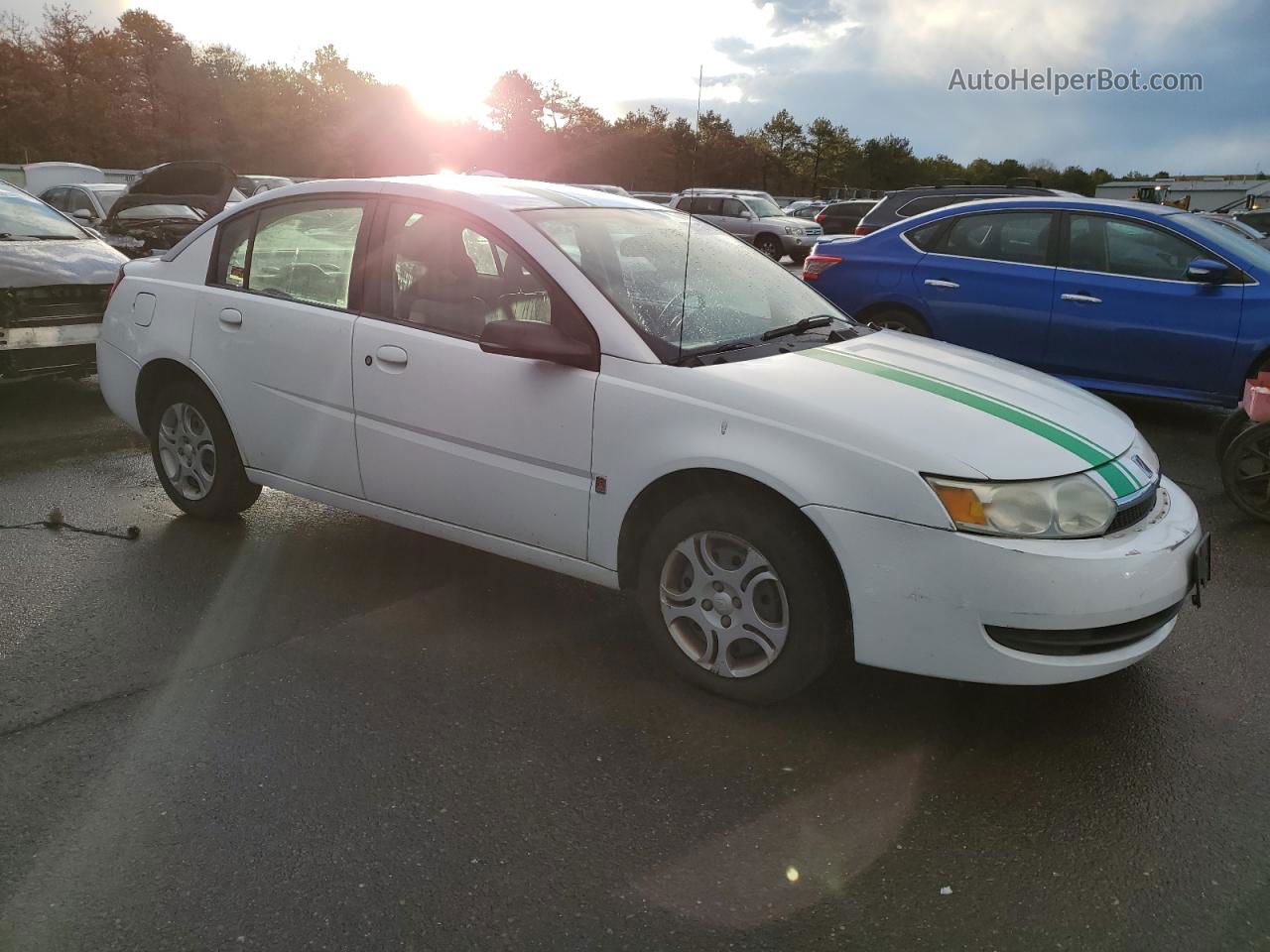 2003 Saturn Ion Level 2 White vin: 1G8AJ52F33Z101107