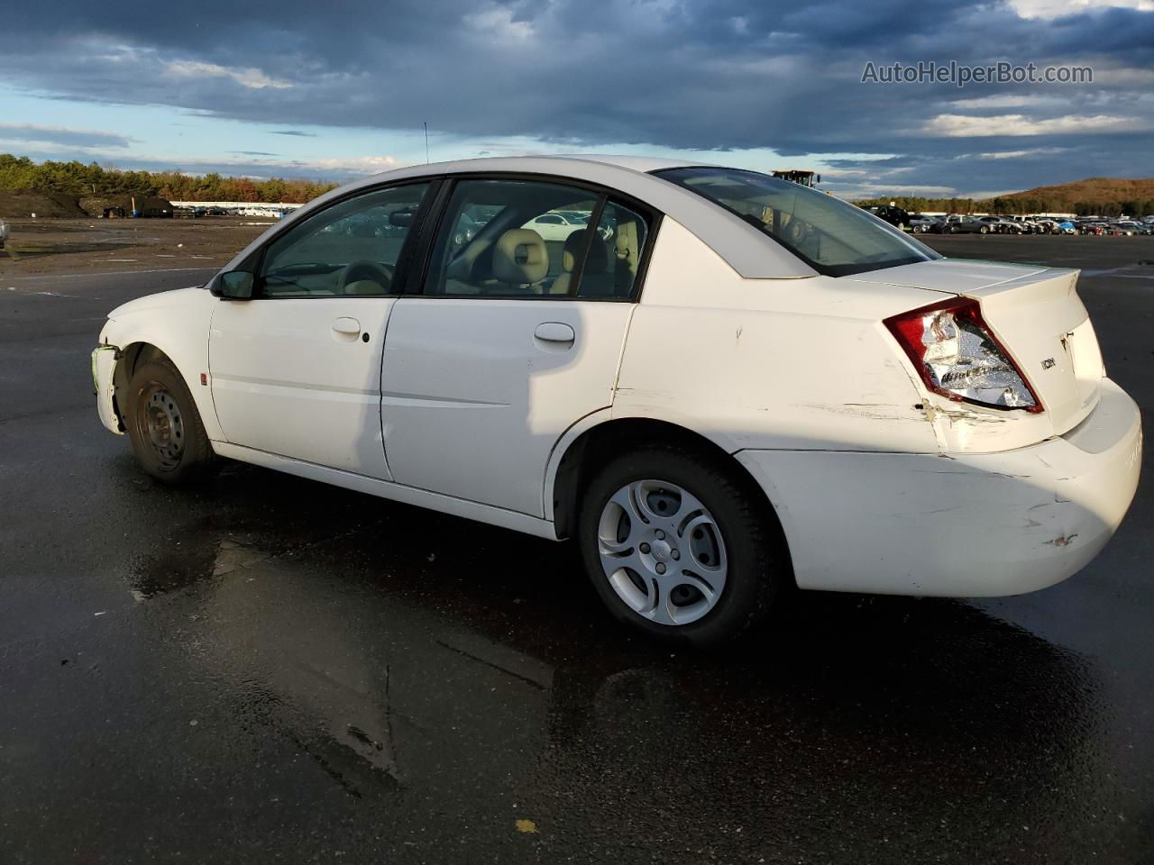 2003 Saturn Ion Level 2 White vin: 1G8AJ52F33Z101107