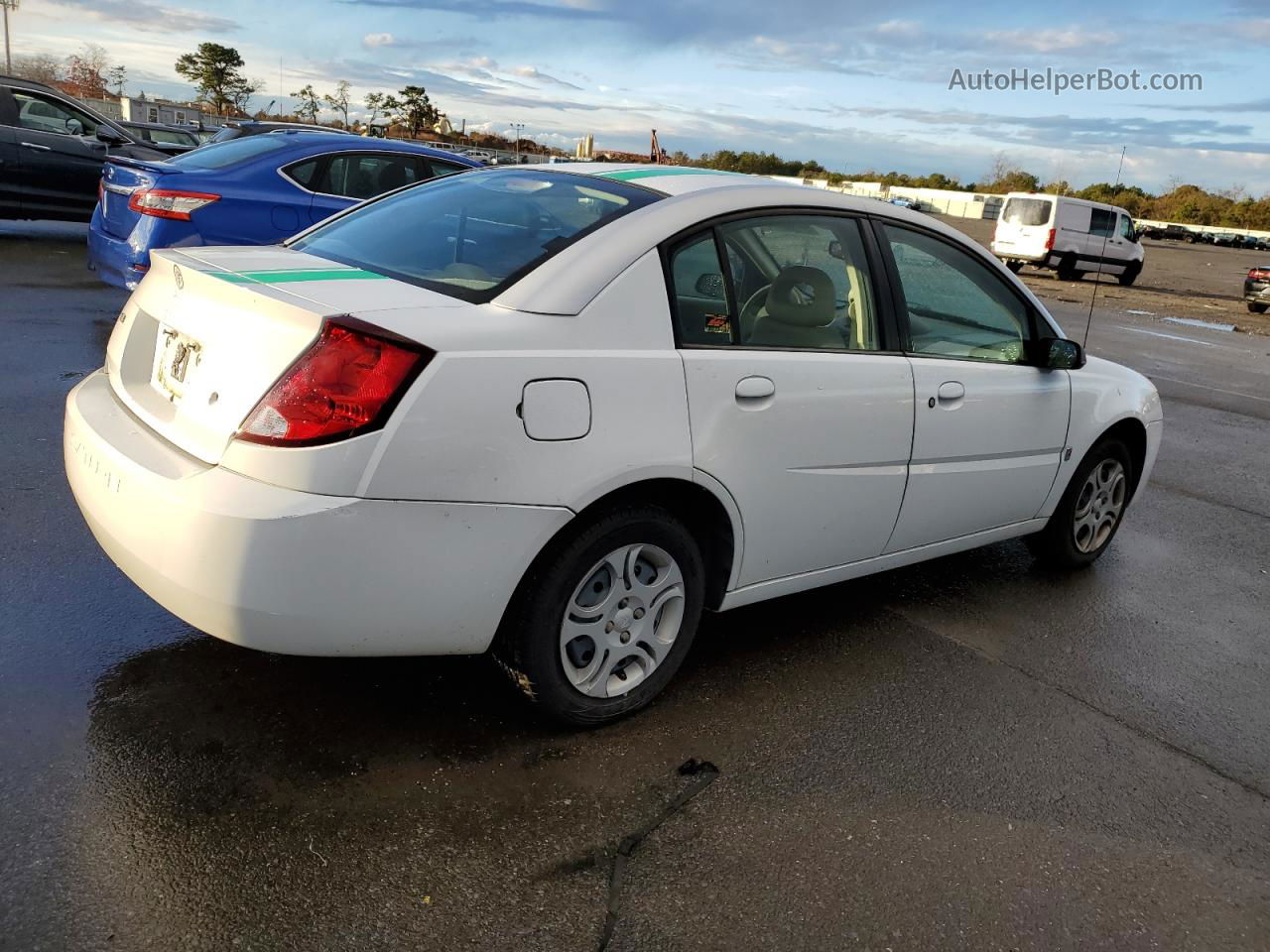 2003 Saturn Ion Level 2 White vin: 1G8AJ52F33Z101107