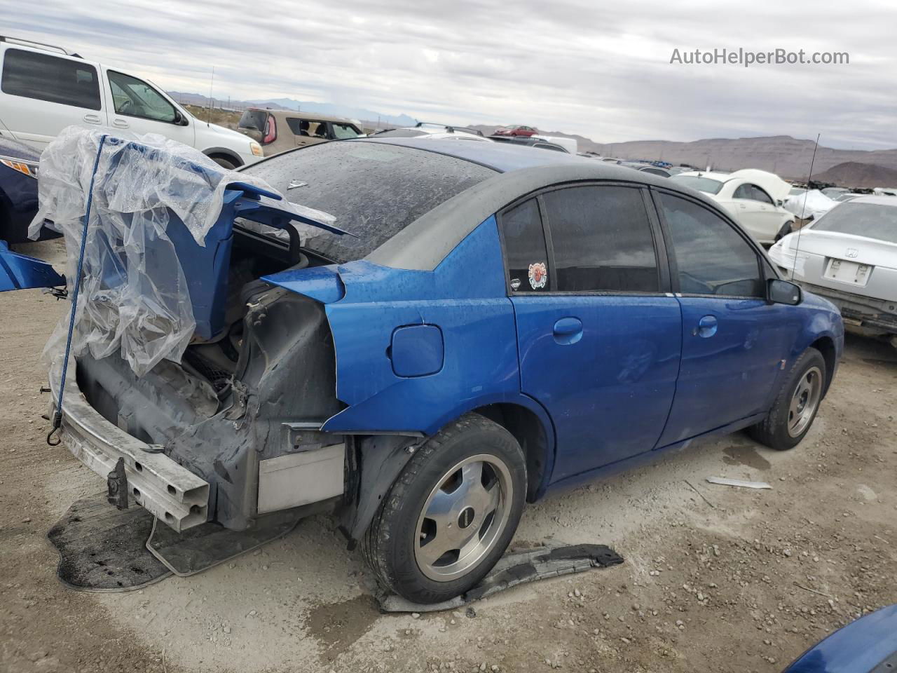 2003 Saturn Ion Level 2 Синий vin: 1G8AJ52F33Z141154