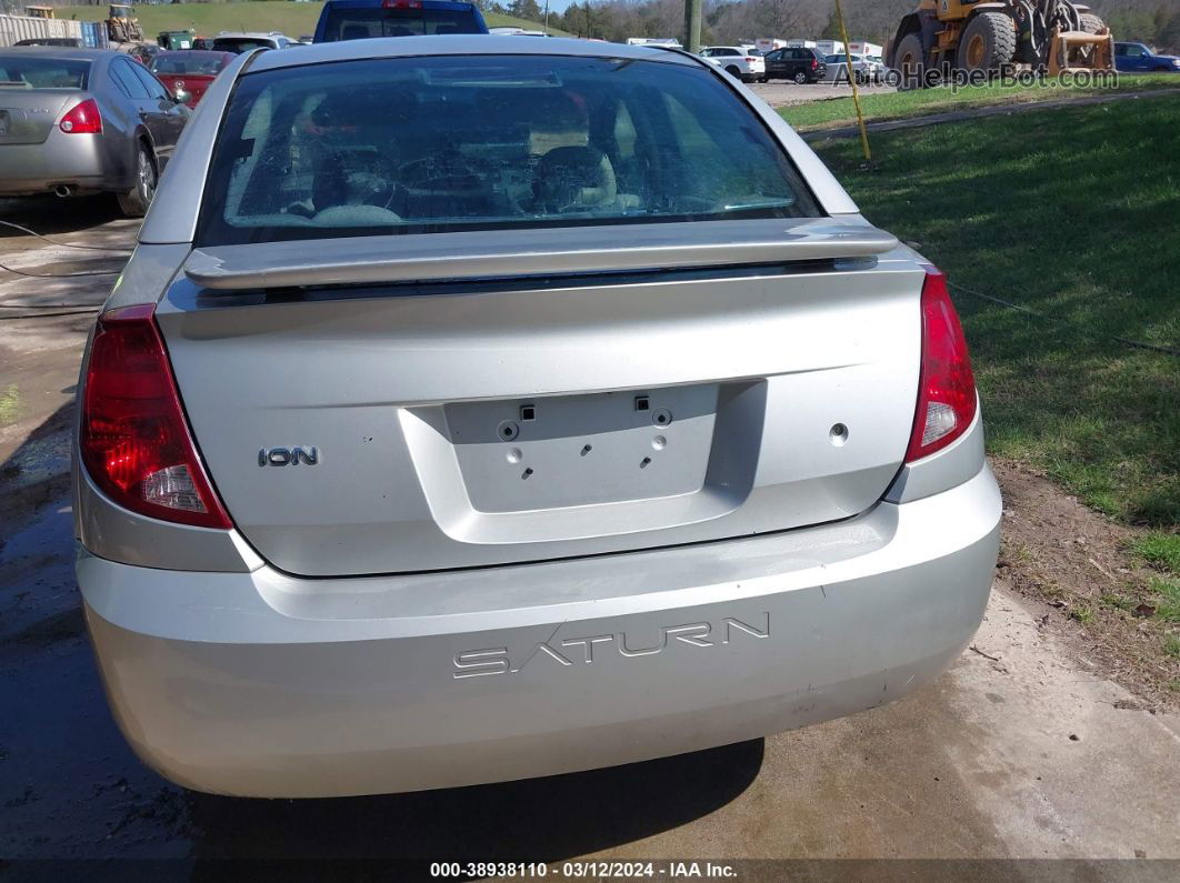 2003 Saturn Ion 2 Silver vin: 1G8AJ52F33Z192248