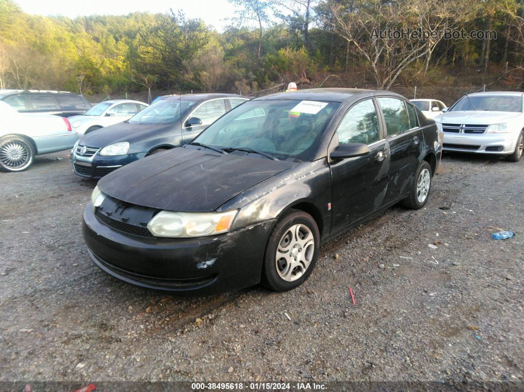 2003 Saturn Ion Ion 2 Black vin: 1G8AJ52F33Z199619