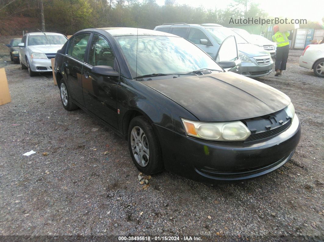 2003 Saturn Ion Ion 2 Black vin: 1G8AJ52F33Z199619