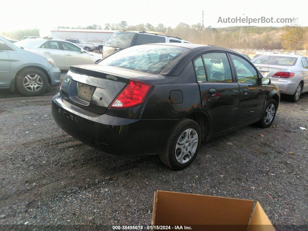 2003 Saturn Ion Ion 2 Black vin: 1G8AJ52F33Z199619