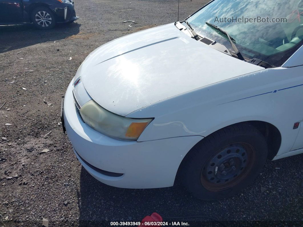 2003 Saturn Ion 2 White vin: 1G8AJ52F53Z156979