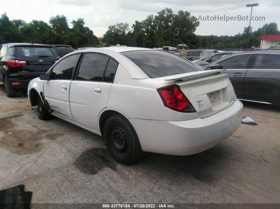 2003 Saturn Ion Ion 2 White vin: 1G8AJ52F63Z126292