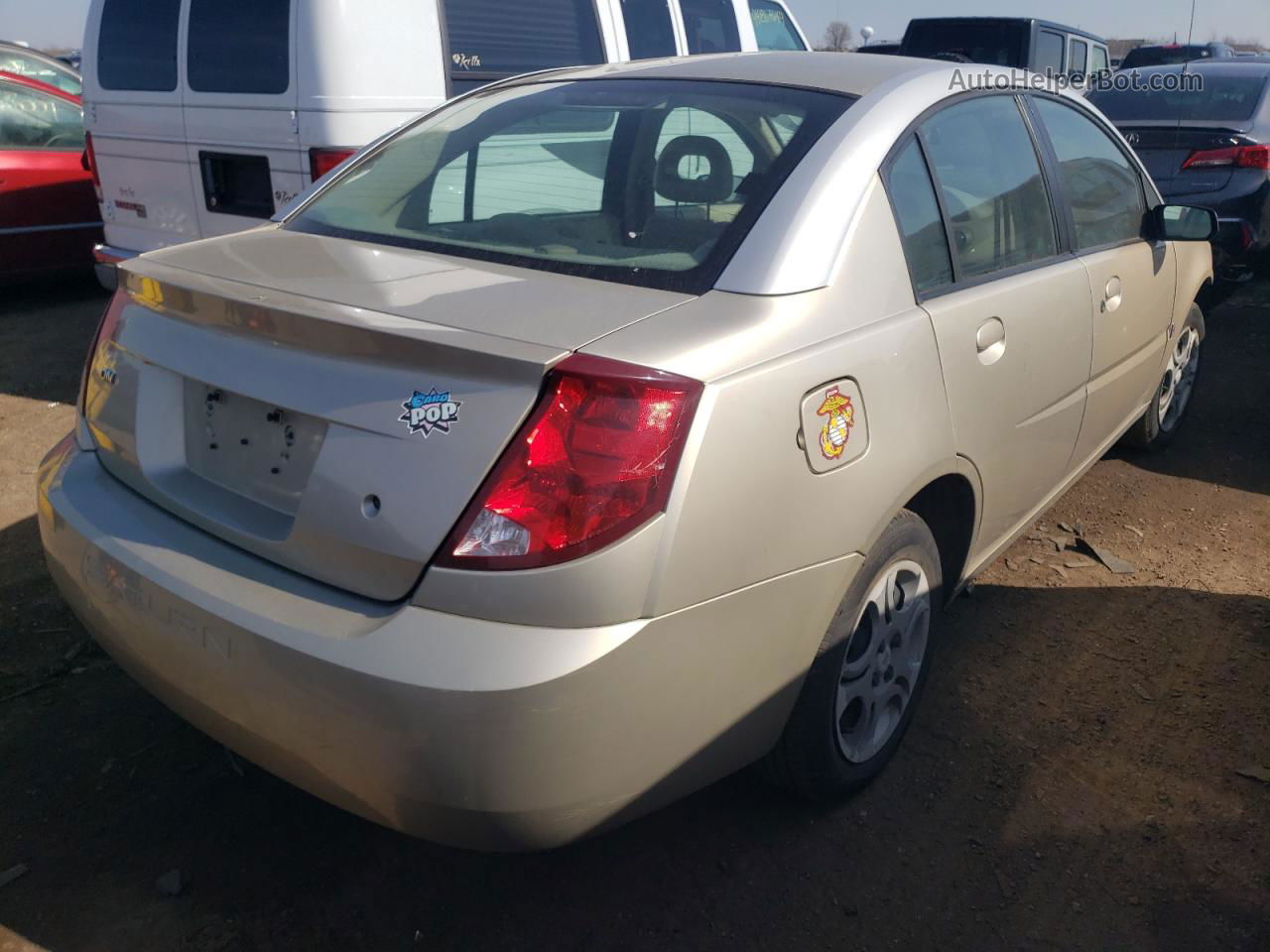 2003 Saturn Ion Level 2 Бежевый vin: 1G8AJ52F63Z143349