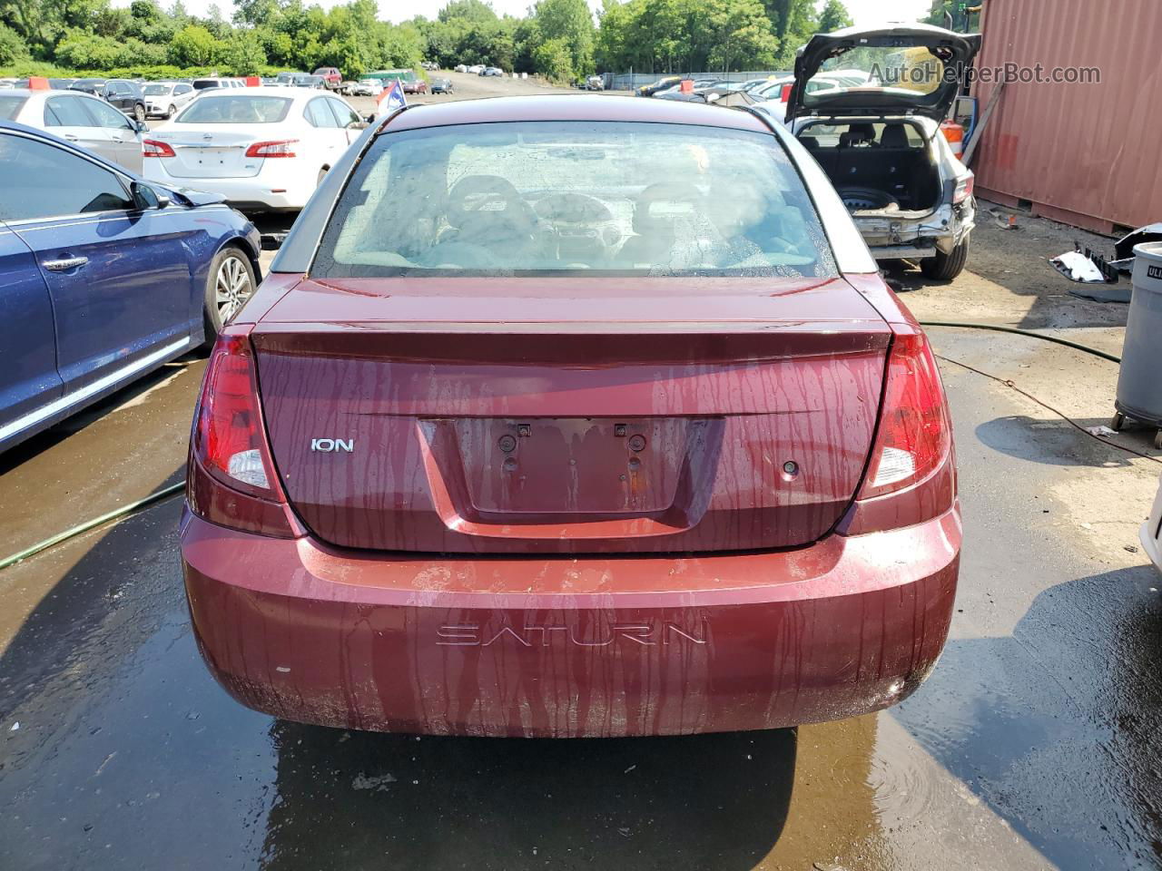 2003 Saturn Ion Level 2 Burgundy vin: 1G8AJ52F73Z106200