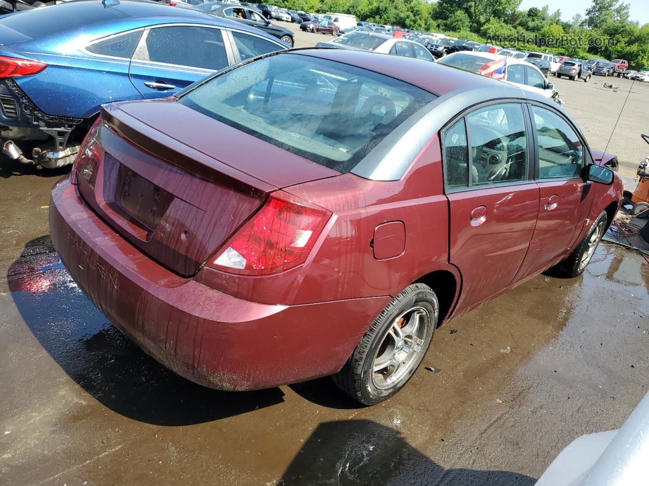 2003 Saturn Ion Level 2 Burgundy vin: 1G8AJ52F73Z106200