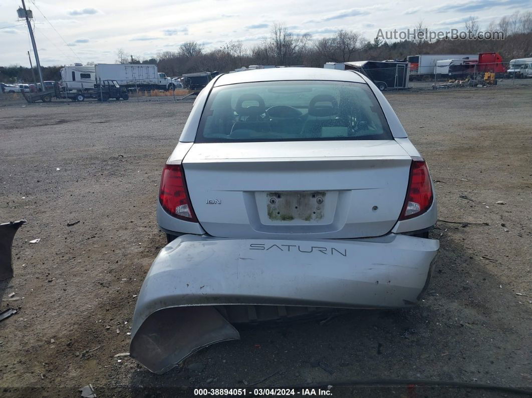 2003 Saturn Ion 2 Silver vin: 1G8AJ52F73Z168292