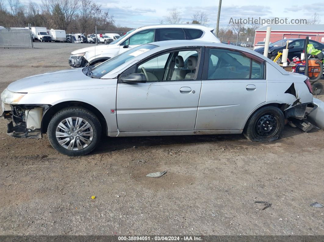 2003 Saturn Ion 2 Silver vin: 1G8AJ52F73Z168292