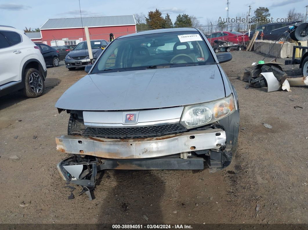 2003 Saturn Ion 2 Silver vin: 1G8AJ52F73Z168292